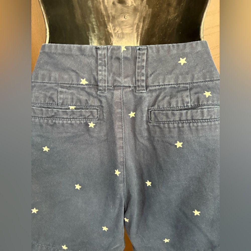 G.H.Bass & Co.Womens Navy Blue with White Stars Size 2 material 100% cotton used - Picture 3 of 5